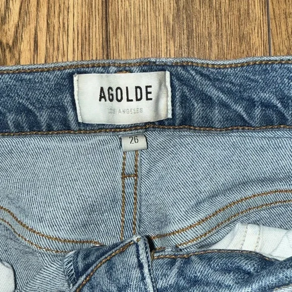 Agolde Riley cropped Distressed Jeans - Picture 3 of 10